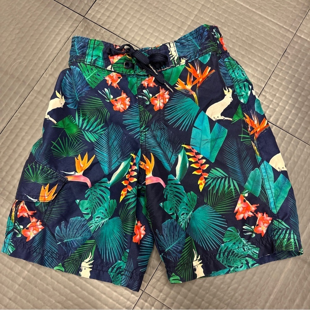 JOE BOXER BOYS SIZE 4 TROPICAL SWIM TRUNKS